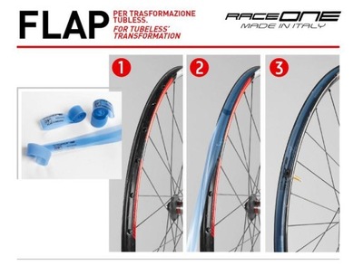 OPASKA NA OBRĘCZ ZMIANA NA TUBELESS 27,5" RACEONE