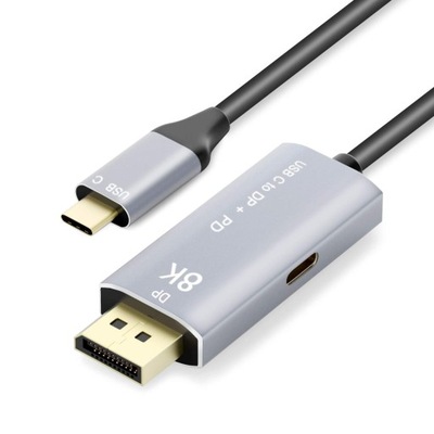 YIWENTEC Adapter USB-C do DisplayPort 1.4 8K 2m