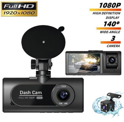 CAMERA AUTOMOTIVE FROM TRZEMA OBIEKTYWAMI I SERVICE WI-FI – FULL HD FRONT + INTERIOR + REAR CAMERA AUTOMOTIVE  