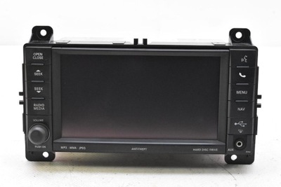 Радио радиопроигрыватель cd dvd mp3 aux p05091660ac jeep grand cherokee iv wk2 фото №1