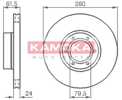 DISKU HAMULC. RENAULT MASTER 98-01 