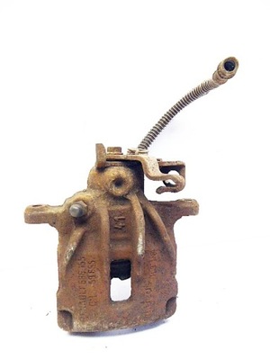 Trafic ii vivaro 01- суппорт задняя левый 1.9 dci фото №1