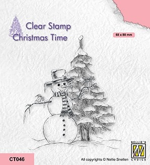 Stempel Nellie's Choice CT046 Snowman
