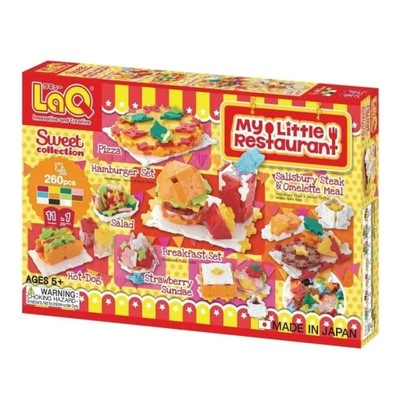 Japońskie klocki LaQ "Sweet Collection MY LITTLE RESTAURANT". MADE IN JAPAN