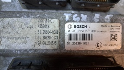 БЛОК УПРАВЛІННЯ ДВИГУНА EDC MAN TGX TGA TGS 0281020273 51258201021 51.25820-1021