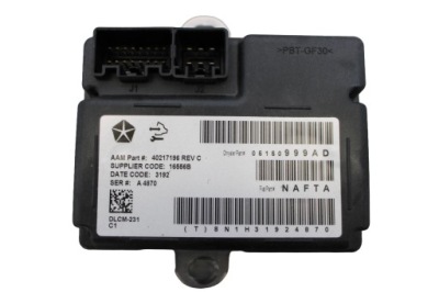 Chrysler pacifica awd 2021- модуль блок керування приводу 05150999ad фото №1