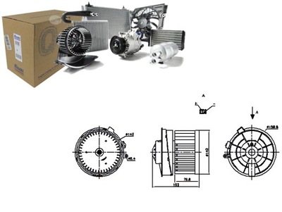 VENTILADOR SOPLADORES NISSAN QASHQAI I 1.5D-2.0D 11.06-04.14 NISSENS  