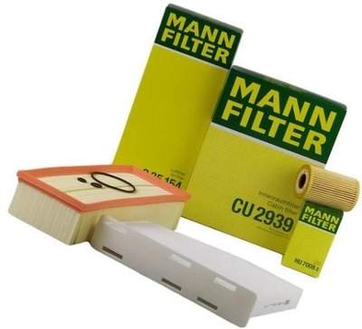 MANN SET FILTERS VW PASSAT B6 B7 1.6 2.0 TDI  