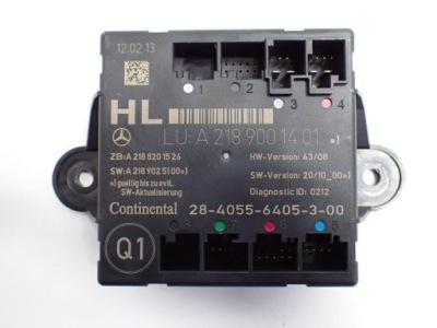 Модуль блок управления дверь a2189001401 mercedes cls ii c218 14r фото №1