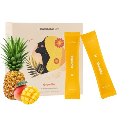 Health Labs Suplement GlowMe Kolagen mango - ananas 30 saszetek witaminy