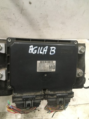 COMPUTADOR UNIDAD DE CONTROL ECU DEL MOTOR OPEL AGILA B 1.0 65KM 2008-2014 - K10B  