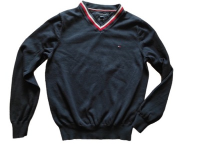 GRANATOWY SWETR TOMMY HILFIGER R.S/M