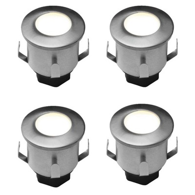 Lampy Punktowe Wpuszczane Led 4 szt 35 mm