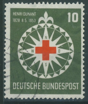 Niemcy RFN 10 pf. - Czerwony Krzyż