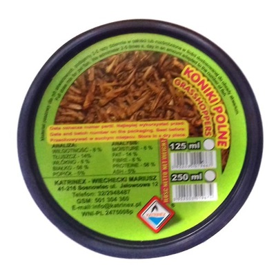 KATRINEX KONIKI POLNE 125ML - pokarm dla gadów