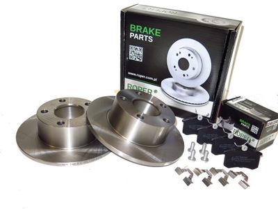 DISCS PADS REAR DO SKODA SUPERB PASSAT B5 B5FL  