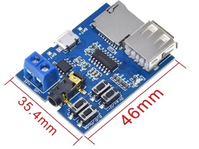 468 Moduł Odtwarzacz audio MP3 Micro SD USB Arduino