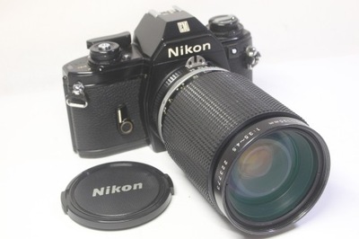 Nikon EM 35mm SLR Film Camera + Zoom-Nikkor 35-135mm F/3.5-4.5 Ai-s