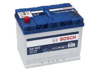 BATERÍA BOSCH S4 027 70AH 630A JAPAN LEWY+  