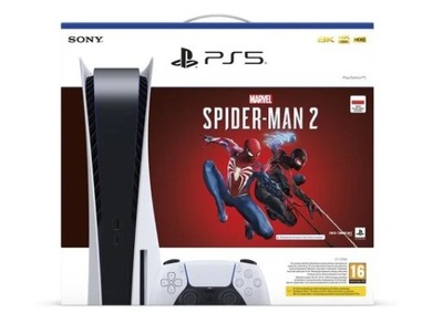 Konsola Sony PlayStation 5 z napędem + Gra Spider-Man 2 PS5