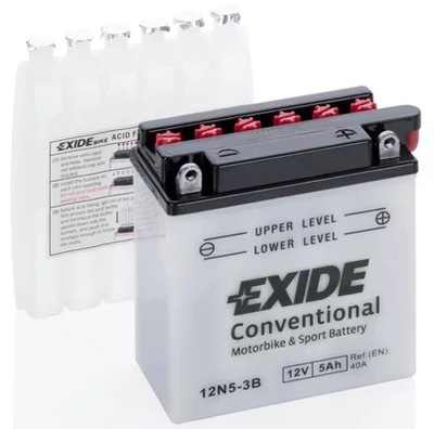 CENTRA 12N5-3B АККУМУЛЯТОР EXIDE BIKE 12V 5AH/40A