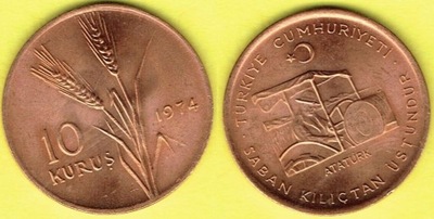 Turcja 10 Kurus 1974 r. FAO