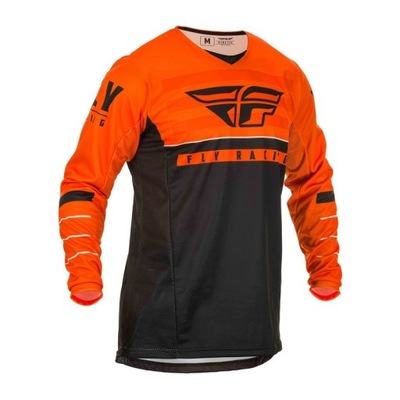 KOSZULKA ENDURO CROSS ATV FLY RACING KINETIC ORANGE BLACK ROZM. L