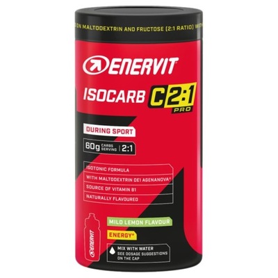 Węglowodany Enervit Isocarb C2:1 650 g Cytryna - suplement diety
