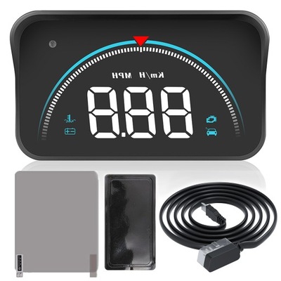 WYŚWIETLACZ PROJEKTOR LED LCD HUD OBD2 M8 ZEGARY