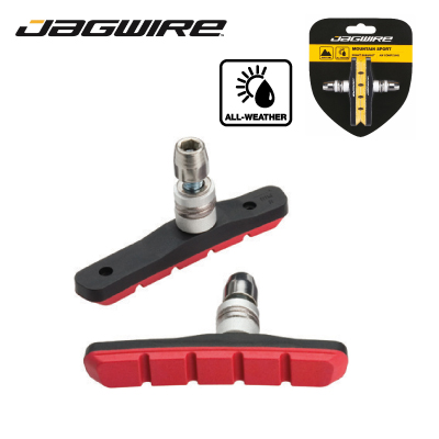 KLOCKI HAMULCOWE JAGWIRE COMP MTB IMBUS CZERWONE