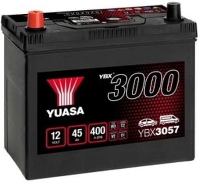 АККУМУЛЯТОР YUASA YBX3057 12V 45AH 400A