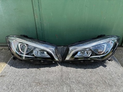 Mercedes cla 117 c117 lift лампа левая правая перед передняя фара led фото №1