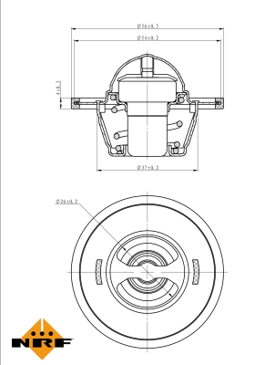 NRF 725156 TERMOSTATO  