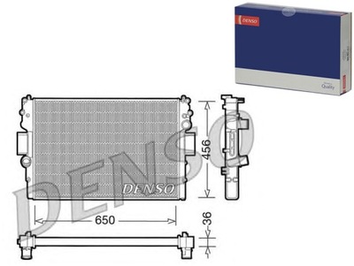 DENSO РАДІАТОР ДВИГУНА IVECO DAILY III DAILY IV 2
