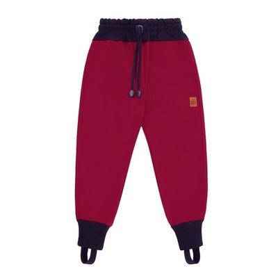 TuSzyte | Spodnie softshell czerwone,PL R.104