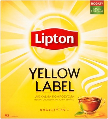 Lipton Yellow Label herbata 92 torebki