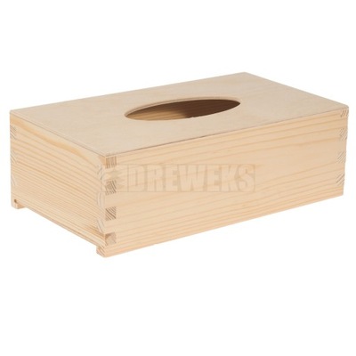 Chustecznik drewniany pudełko na chusteczki