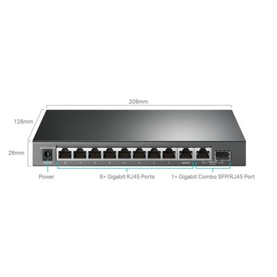 Switch TP-LINK TL-SG1210MPE