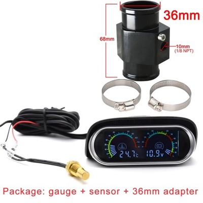 12V Digital Water Temperature Gauge for Car + 