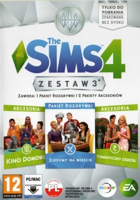 The Sims 4 Zestaw 3 Zjedzmy na mieście +akces. BOX