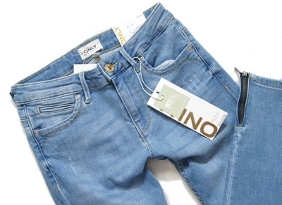 A148 ONLY NOWE jeansowe jeansy rurki cygaretki 27/30