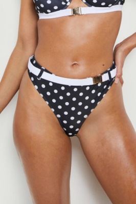 BOOHOO DÓŁ OD BIKINI GROSZKI D8A NE7__M