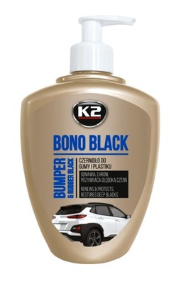 K2 BONO BLACK 500ML CZERNIDŁO DO GUMY PLASTIKU