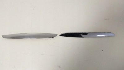 Bmw 3 e90 хром хром капота ліва права комплект фото №1