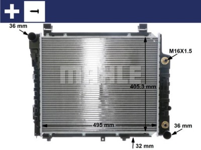 AUŠINTUVAS VARIKLIO MAHLE CR 406 000S 