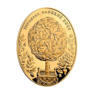 Moneta Jajko Faberge 2012 r. 100 Dolarów 3 uncje złota