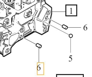 VOLVO КОЛЕКТОРА PIN CENTRUJACY ГБЦ OE 31330221 фото