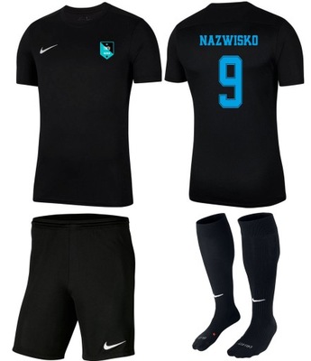Nike strój piłkarski z NADRUKIEM 128-137 juniorski