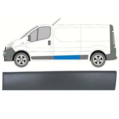 Молдинг боковая левая renault trafic ii 2001- 8200036093 фото №1