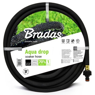 WĄŻ NAWADNIAJĄCY AQUA-DROP 1/2-15M BRADAS